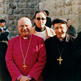 Anglican Bishop Riah Abu El-Assal, Lutheran Bishop Mouneeb Younan & Ethiopian Orthodox Archbishop Abuna Matheus in Jerusalem